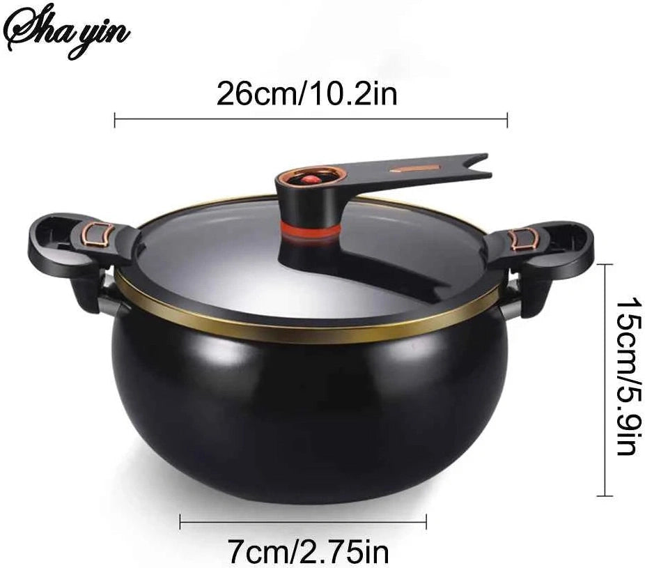 Autocuiseur à Micro-Pression 7L | Marmite Multifonction Antiadhésif 26cm - Get Cuisine Shop