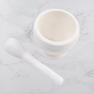 Mortier cuisine - ResinMortar&Pestle™ - Blanc