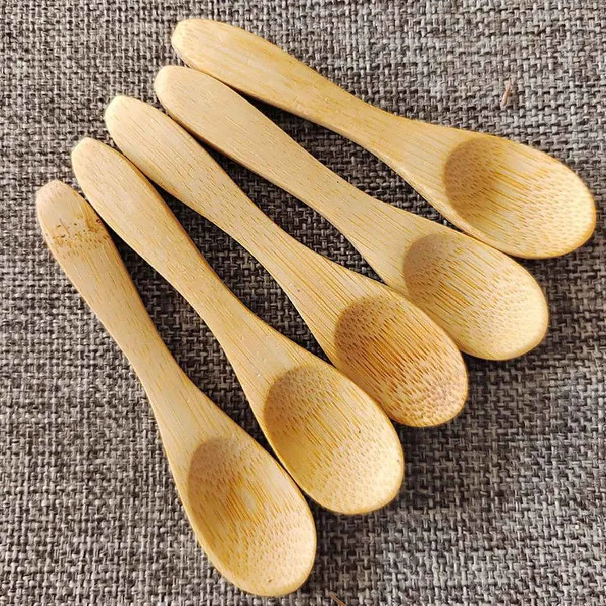 Cuillères Miel Bambou 9cm Écologiques - Lot de 10/50/100 Pièces