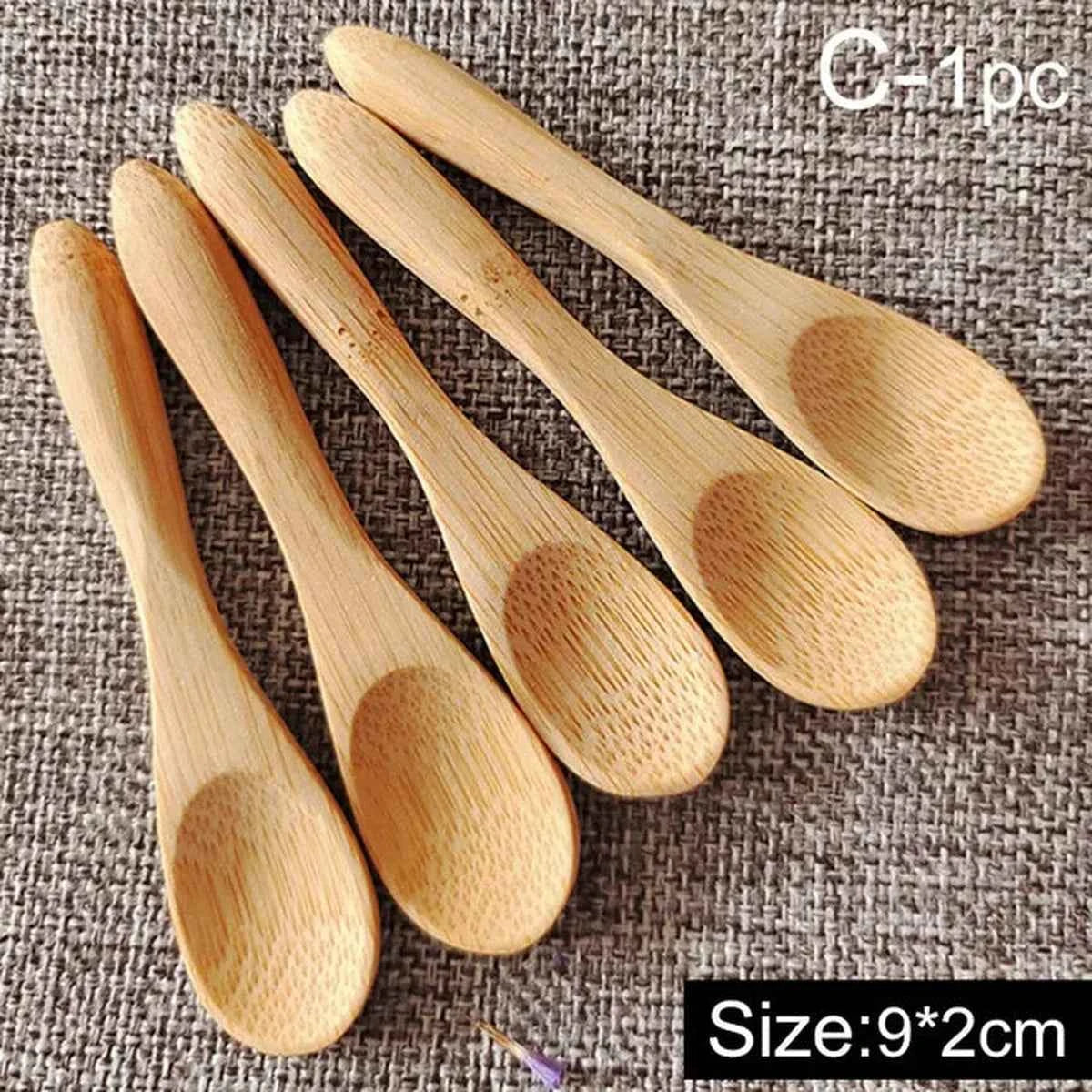 Cuillères Miel Bambou 9cm Écologiques - Lot de 10/50/100 Pièces