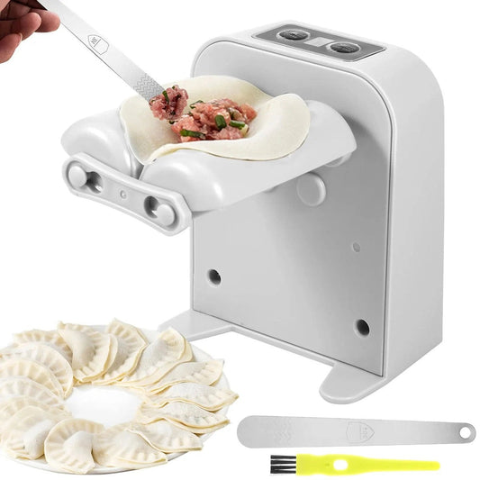 Electric Dumpling Maker 1200mAh Rechargeable 2 Mode Dumpling Maker Press with Filling Spoon Brush Household Dumpling Making Tool Get Cuisine Shop