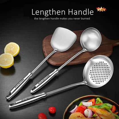 Ustensiles en acier inoxydable 304 certifiés - Cuisson professionnelle