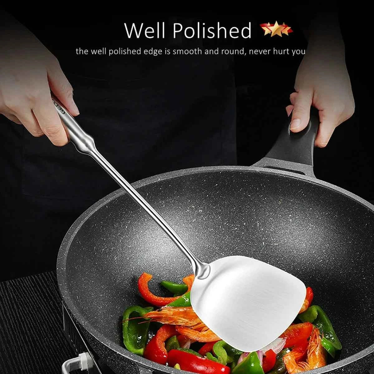 Ustensiles en acier inoxydable 304 certifiés - Cuisson professionnelle