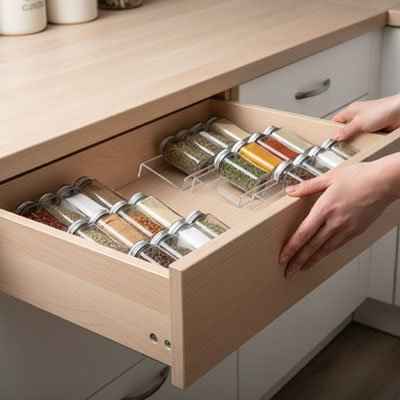 Rangement epices tiroirs | OrganiFlex - Get Cuisine Shop